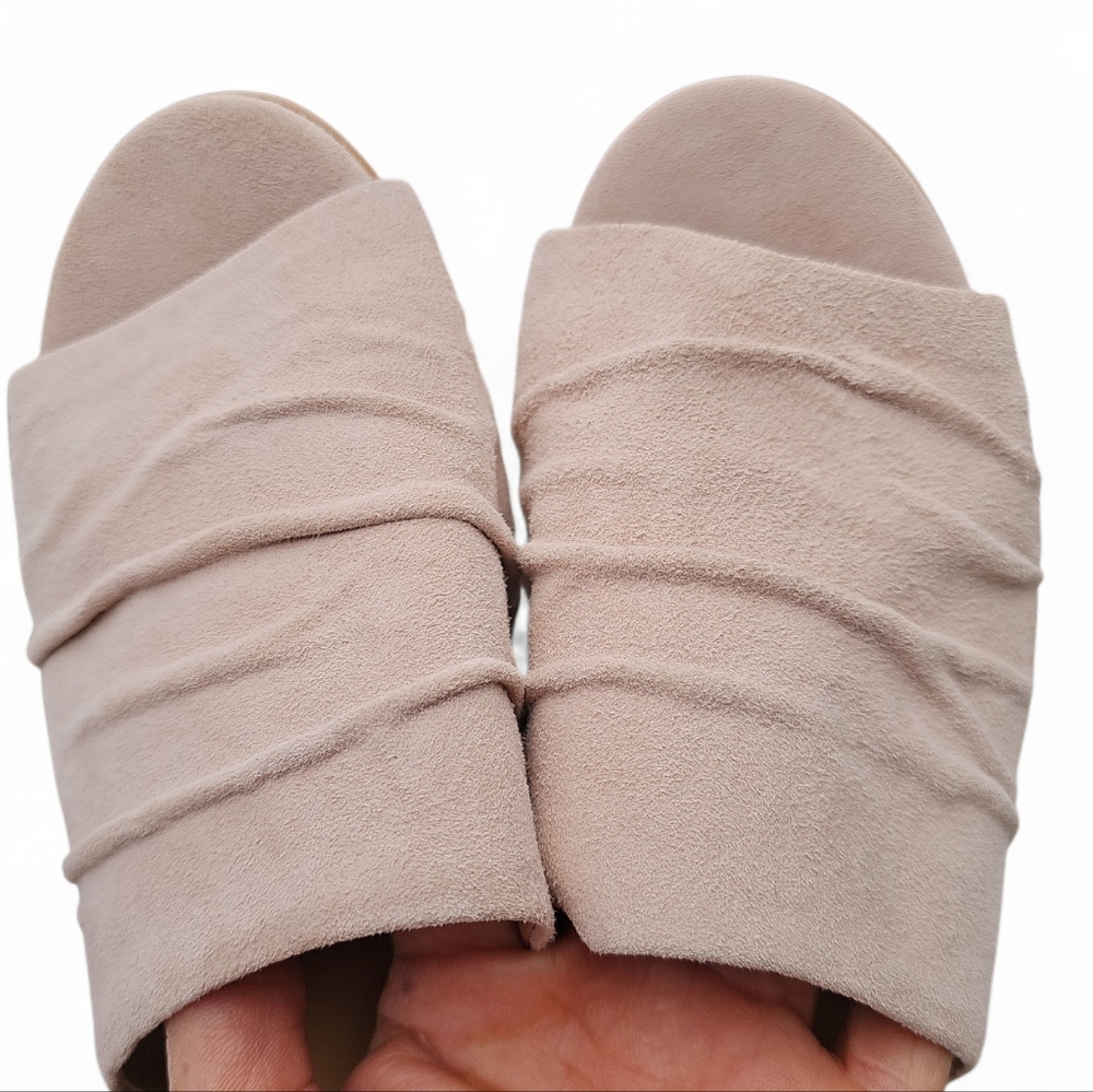 Corso Como Beacheaven Pink Leather Slide Sandals Size 8(US) 38.5(EU) - Picture 4 of 8